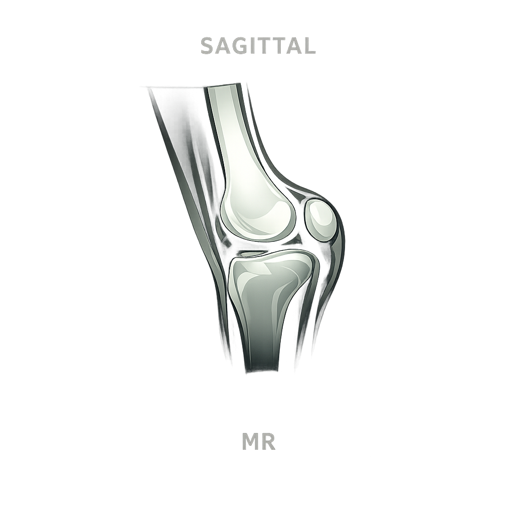Knie MR sagittal